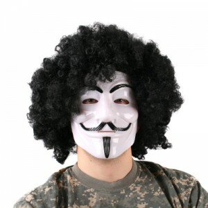 Maska V jak Vendetta - Biały