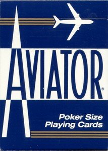 Karty Aviator Standard niebieskie